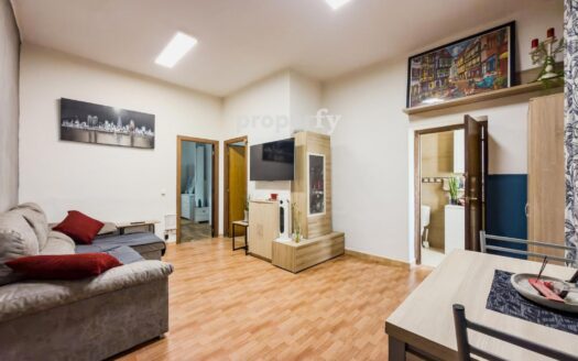 Piso reformado con dos habitaciones y patio